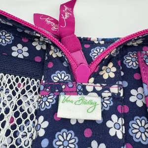 Vera Bradley Tech Organizer in Boysenberry Purple Blue Pink Paisley thumbnail 10