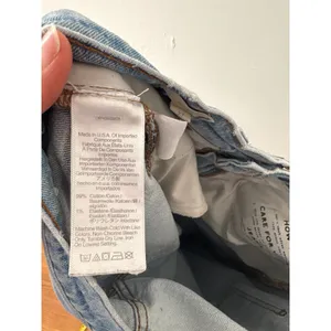 Madewell Balloon Jeans Light Wash Denim High Rise Waist‎ Size 27 thumbnail 6