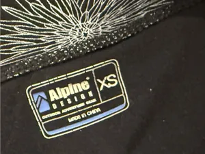 Alpine Design Black & White Floral Skirt XS thumbnail 6