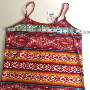 Wet Seal Womens Basic Print Spaghetti  Strap Tank Sz L thumbnail 8