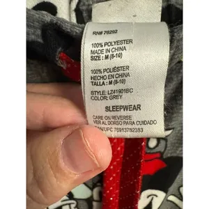 Disney Mickey and Friends Grey Fleece Pajama Pants M 8-10 Joggers thumbnail 3