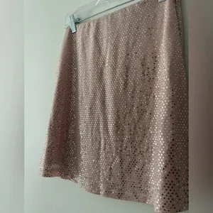 Urban Outfitters Sequin‎ Shimmer Rose Gold Skirt thumbnail 7
