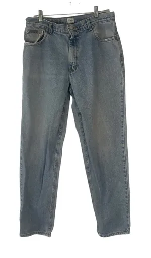 CK Calvin Klein Vintage 90s‎ Women's Plus Size 34 Baggy Light Wash Mom Jeans thumbnail 1