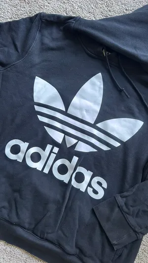 Black Adidas Sweatshirt Size L thumbnail 2