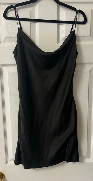 NWT Black Slip Dress Sage the Label thumbnail 1