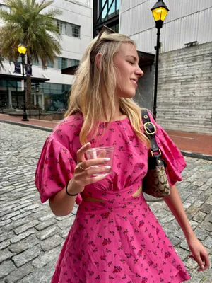 Dress Anthropologie Floral thumbnail 6
