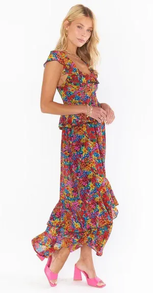 Show Me Your MuMu Reese Ruffle Dress thumbnail 2