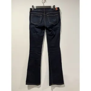 Sneak Peek Y2K Boot Cut Jeans Womens 29** Low Rise Stretch Distressed Travel thumbnail 2