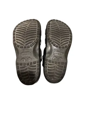 CROCS Classic Clogs Unisex 9-11 Black Slip On Comfort Casual thumbnail 7