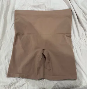 YITTY Nearly Naked Shaping High-Waisted Shorts Tan 1X/2X thumbnail 1