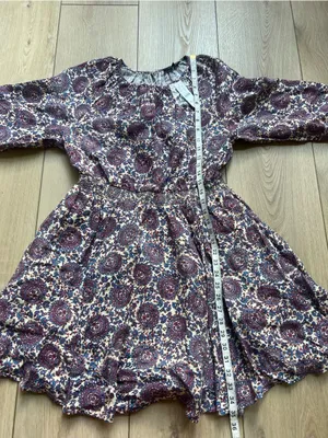 J. Crew NWT Palermo Linen Smocked Waist Bouquet Floral Purple Printed Medium thumbnail 14