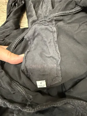 Johnny was black embroidered hoodie‎ size medium thumbnail 6