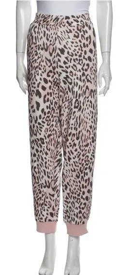 ESCADA SPORT LEOPARD Animal Print PINK Sweatpants thumbnail 1