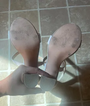 Beige Heels Tan Size 6 thumbnail 5
