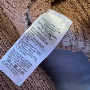 J. Crew Cotton Blend Cable Knit Sweater‎ Mock Neck in Beige / Tan size Small thumbnail 6