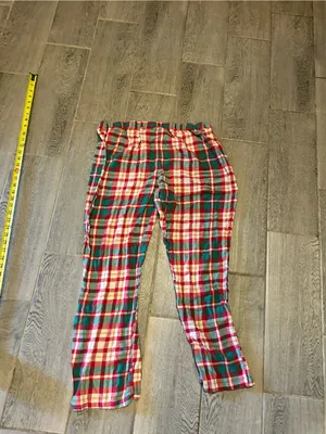 jammies for your family - green, red, and white plaid pajama pants - size xxl thumbnail 10