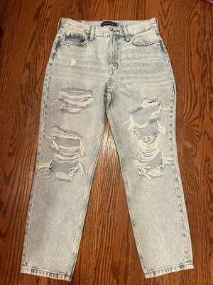 Ripped “Mom” Jeans thumbnail 1