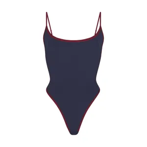 SKIMS Fits everybody NWT STRAIGHT NECK BODYSUIT SIZE XL MULTI NAVY (B13) thumbnail 3