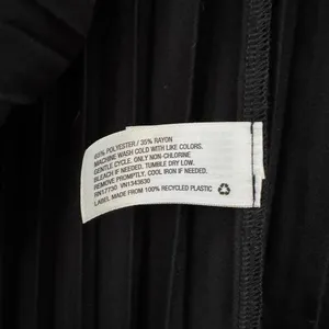A New Day Black Pleated Midi A-Line Skirt Size 2 thumbnail 3
