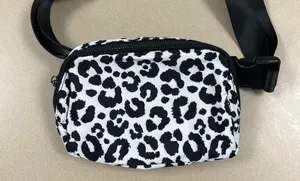Iris & Rainbow Original Iris Crossbody Bag, Black/White Leopard - NWOT thumbnail 4