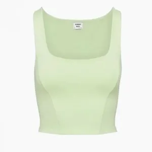 Sunday Best Aritzia Light Green Squareneck Crop Top thumbnail 2