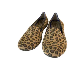Rothy’s leopard round toe flats RETIRED size 8 thumbnail 3