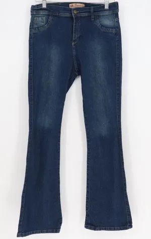 Brandy Jeans Womens Dark Blue Wash Flare Bootcut Denim Pants Size 44 Argentina thumbnail 1