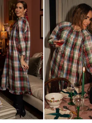 Hill House Plaid The Adelaide Nap Dress Small thumbnail 3