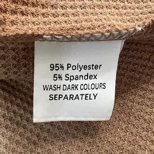 NWT Ofeefan Waffle Knit Lace Yoke Pullover Top Mauve Boho 3/4 Sleeve Size XL thumbnail 6