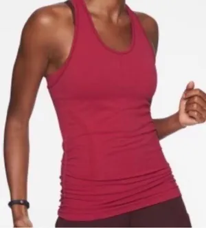 Athleta Rasberry/pink razor back tank top thumbnail 2