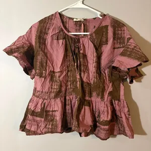 entro‎ ruffled blouse thumbnail 1