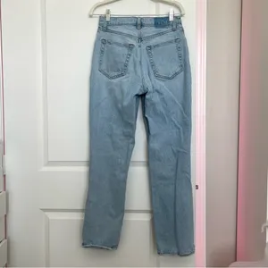 Abercrombie & Fitch Curve Love The 90s Straight Ultra High Rise size 28/6s thumbnail 5