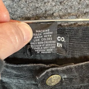 Polo Jeans Co. Ralph Lauren Women's 12 Black‎ Straight Leg Corduroy Chino Pants thumbnail 6