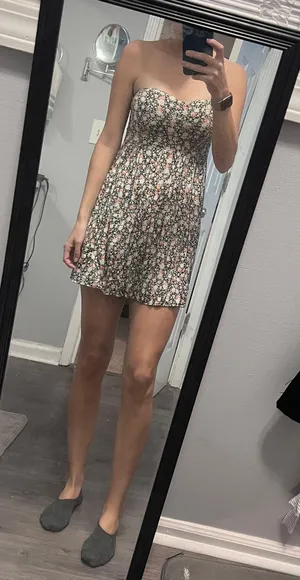 Strapless Short Dress Multiple thumbnail 1