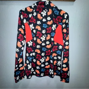 Orage Floral Long Sleeve Top‎ Black thumbnail 5