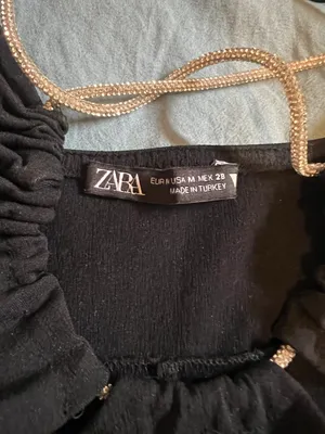 ZARA Cut Out Rhinestone Dress thumbnail 5