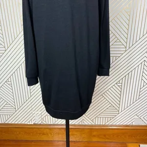Aritzia Wilfred Free Black Jersey Knit Long‎ Sleeve Dress Size Small thumbnail 10