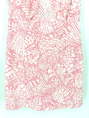Lilly Pulitzer Kaylee Shift Dress Hubba‎ Bubba Sea Cups Pink Size 8 thumbnail 5
