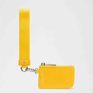 $48 NWT LULULEMON - Maize Yellow / Lemon Wash Dual Pouch Wristlet thumbnail 3