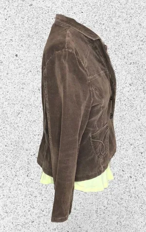 Ambition Brown Corduroy Blazer Size L thumbnail 2