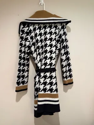 White House Black Market Houndstooth Jacket thumbnail 3