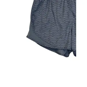 Nike Women's Short Dri-Fit Lined Striped Athletic Drawstring‎ White/Grey Small thumbnail 3
