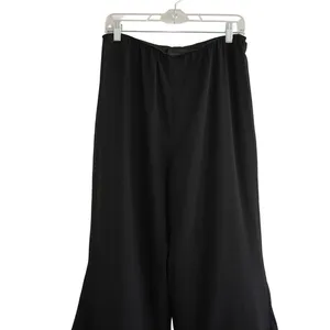 Alex Evenings Black Chiffon Wide Leg Tiered Ruffle Hem Dress Pants Gala‎ Formal thumbnail 2