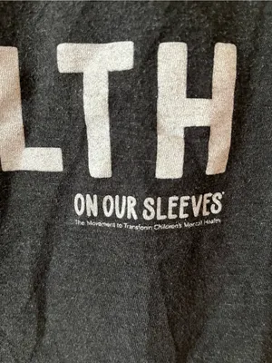 HOMAGE Charcoal 'I Support Children's Mental Health' Graphic Tee thumbnail 4