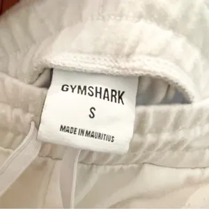 Size Small White Jogger Pants Tapered Ankle PUll On Drawstring thumbnail 2