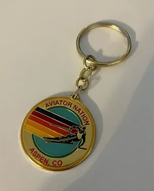 Aviator Nation Aspen, CO Enamel Keychain thumbnail 1