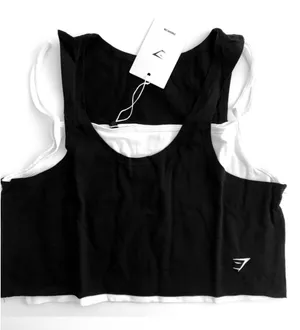 Gymshark M Lifting 2 In 1 Crop Tank thumbnail 2