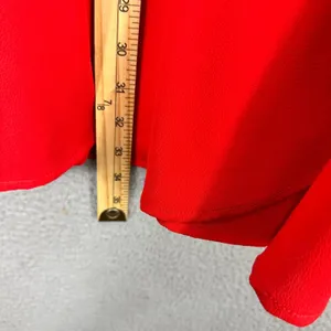 Pearle 88 Cami Dress Women XS Red Mini Ruffle Hem Coquette Y2K Night Out Boho‎ thumbnail 5