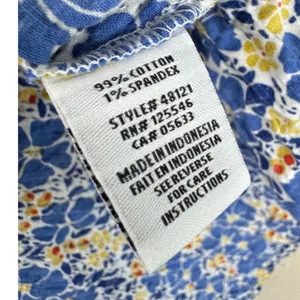 Habitat Clothes‎ to Live In Womens M Blue Yellow Floral Stripe Button Up Shirt thumbnail 6