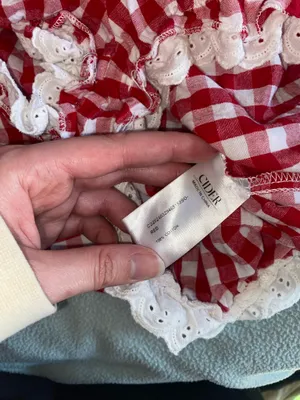 Cider Gingham Bloomer Shorts Blue  thumbnail 5